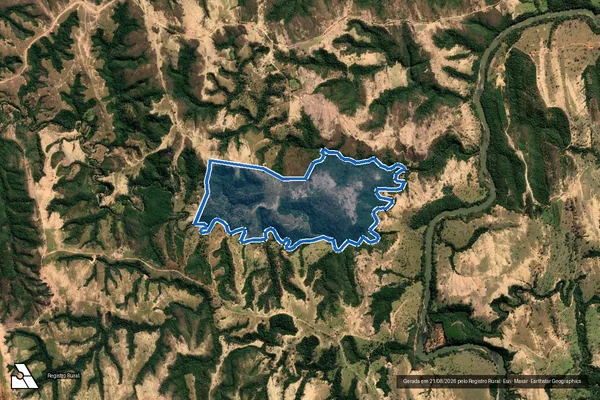 Imagem de satélite de Fazenda Corte - Fazenda Corte em Varjão de Minas - MG