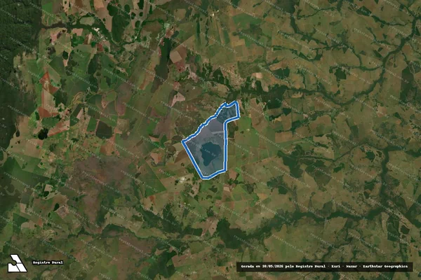 Imagem de satélite de FAZENDA ARVOREDO - Parte 1 em Bonito - MS