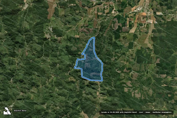 Imagem de satélite de BLOCO CANOAS - Parte 3 em São João do Itaperiú - SC