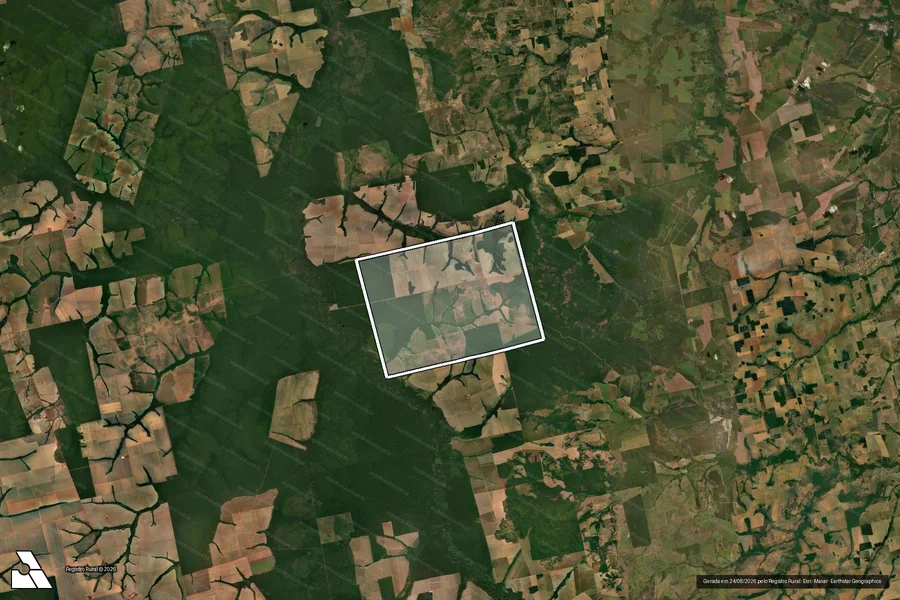 Imagem aérea do item B