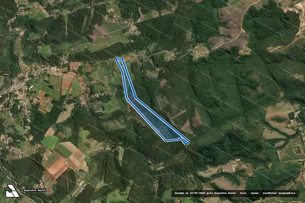 Imagem de satélite de Sítio Orlandi ? Gleba C - Parte 2 em Piedade - SP