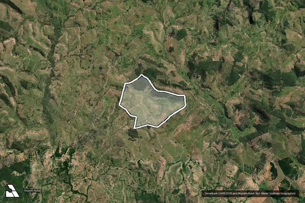 Imagem de satélite de FAZENDA SÃO SEBASTIÃO - Parte 1 em Machacalis - MG