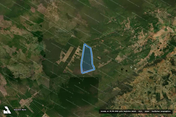 Imagem de satélite de Fazenda Boa Vista - Parte 1 em Brejolândia - BA