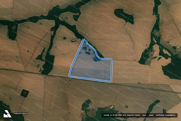 Imagem de satélite de FAZENDA CORREGO DANTAS - Fazenda Corrego D`anta em Montividiu - GO