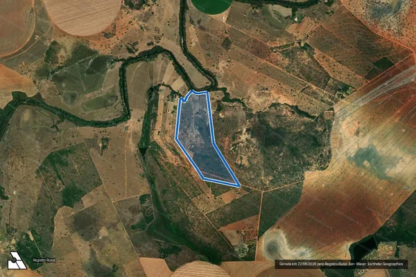Imagem de satélite de FAZENDA PÉ DA SERRA - 001 em Buritis - MG