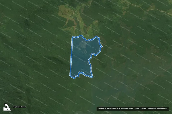 Imagem de satélite de Fazenda palmeiras II - Parte 1 em Guaraqueçaba - PR