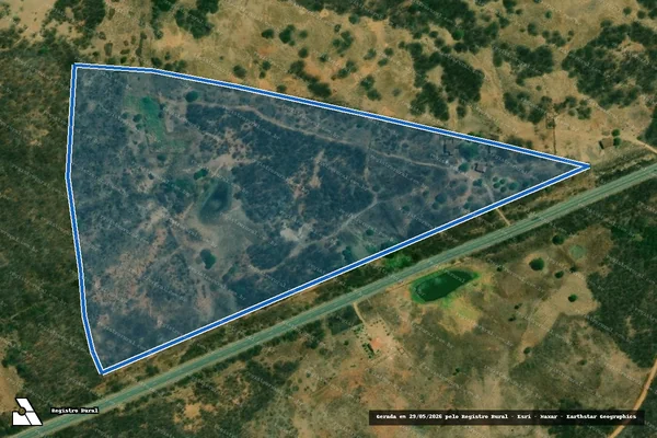 Imagem de satélite de SITIO CAJÁ - Parcela 1 em Almino Afonso - RN