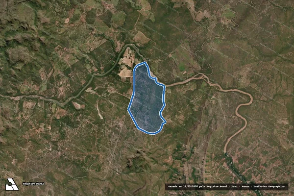 Imagem de satélite de FAZENDA PEDRA BRANCA em Teresina de Goiás - GO