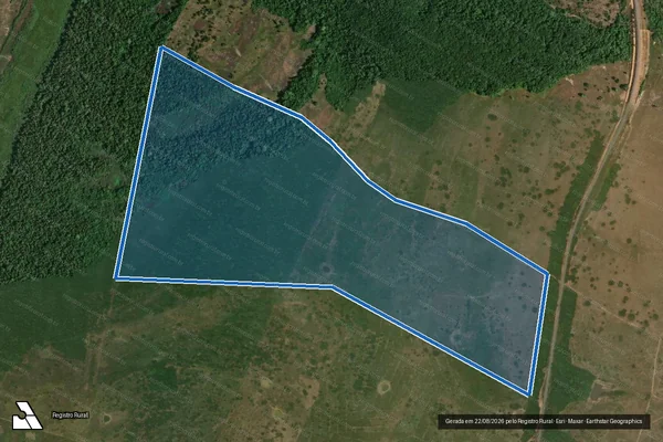 Imagem de satélite de FAZENDA CHAPADA DO IÚ - PARTE 1 em Ribamar Fiquene - MA