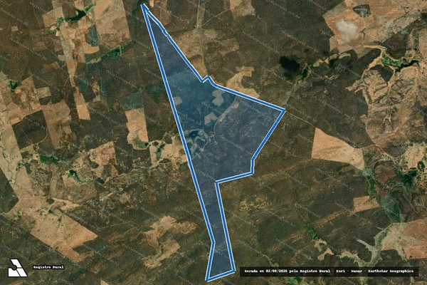 Imagem de satélite de SITIO CANTO - SITIO CANTO em Cariús - CE