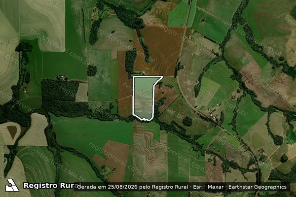 Imagem de satélite de LOTE 69-A - 001 em Mamborê - PR