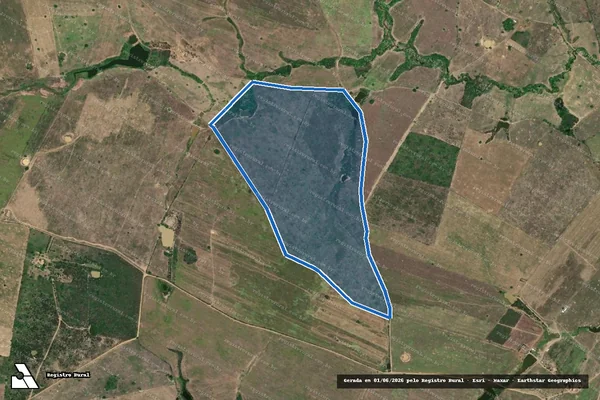Imagem de satélite de FAZENDA BRAUNA - Parte 1 em Feira Nova - SE