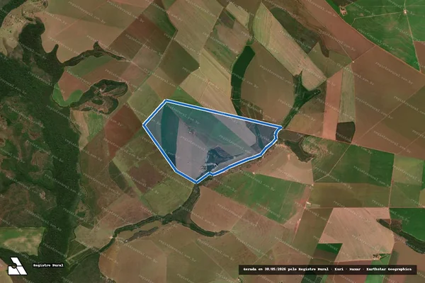 Imagem de satélite de Fazenda Andirá V - Parte 1 em Primavera do Leste - MT