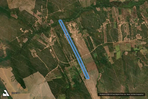 Imagem de satélite de GLEBA BACURI - PARTE 5 - PARTE 5 em São Raimundo das Mangabeiras - MA