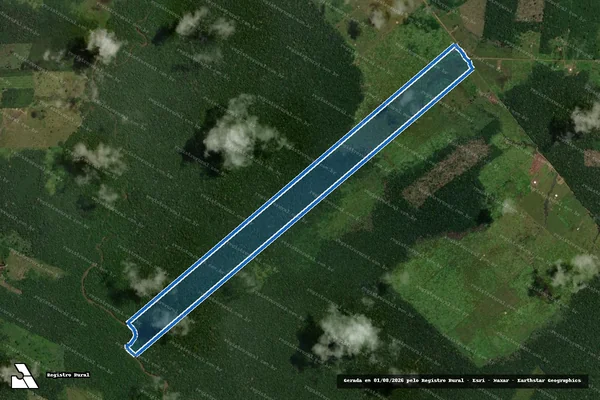 Imagem de satélite de RANCHO MV ? GLEBA MAPINGUARI - Parte 1 em Canutama - AM
