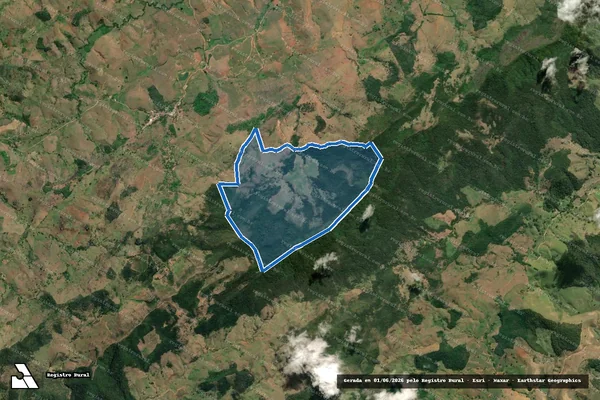 Imagem de satélite de FAZENDA CALISSAIA E SÃO SEBASTIÃO DA BOA VISTA - 001 em Cambuci - RJ