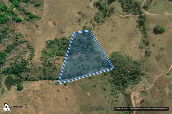 Imagem de satélite de FAZENDA VINICIANA - GLEBA 26 em Paraíba do Sul - RJ