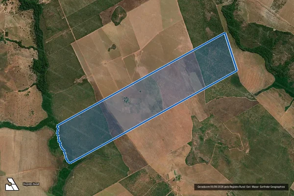 Imagem de satélite de FAZENDA AURORA, LOTES 135, 136, 137 LOTEAMENTO BOM SERÁ - 001 em Tupirama - TO
