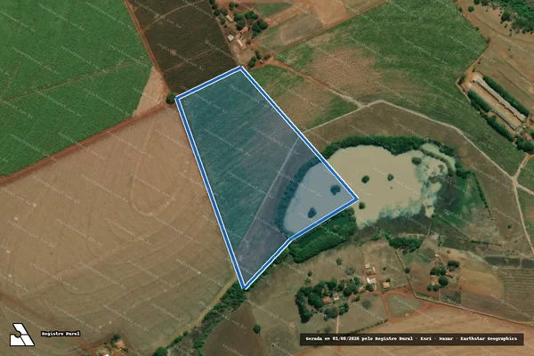 Imagem de satélite de FAZENDA LAGOA DAS GARÇAS - Parte 1 em Altinópolis - SP