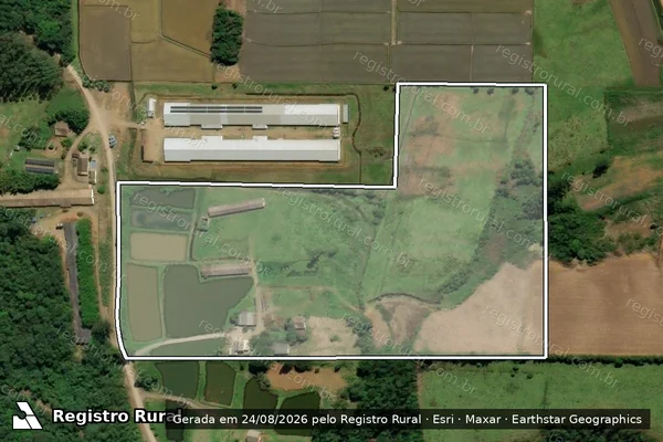 Imagem de satélite de SITIO ZANELATO - SITIO ZANELATO em Siderópolis - SC