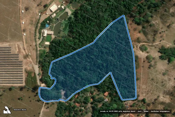 Imagem de satélite de VARGEM DA TAPERA - Parte 1 em Brumadinho - MG
