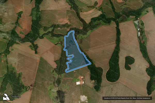 Imagem de satélite de FAZENDA MONTE ALEGRE - Gleba 02 em Rio Verde - GO
