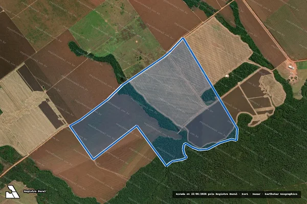 Imagem de satélite de Fazenda Kurizevu ? B - Parte 1 em Marcelândia - MT
