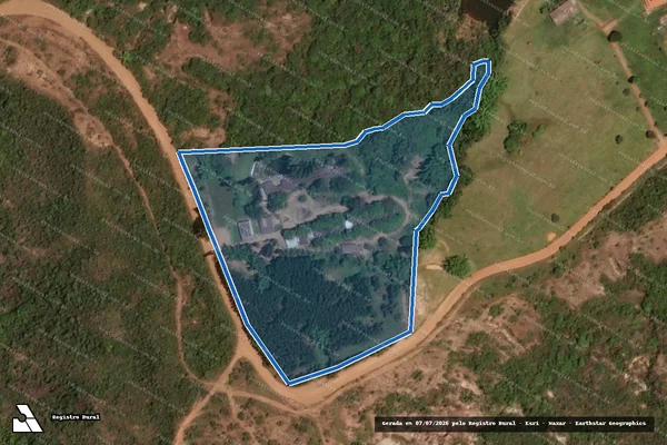 Imagem de satélite de FAZENDA VEADINHO - Gleba 01 em Uberaba - MG