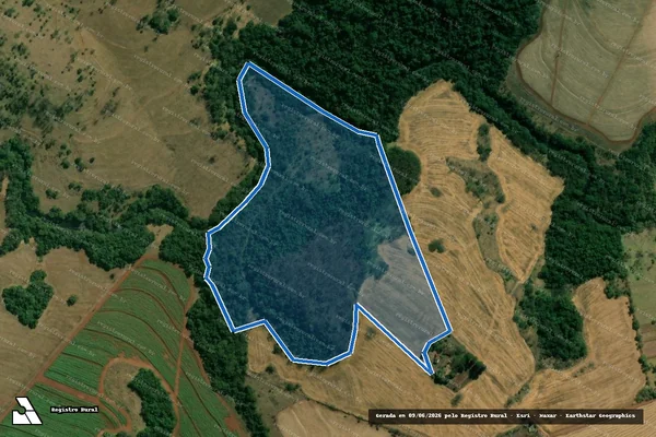 Imagem de satélite de FAZENDA TRÊS MARIAS II - 01 em Patrocínio Paulista - SP