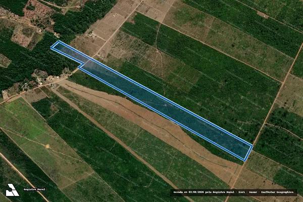 Imagem de satélite de LOTE Nº 44 ? GLEBA ZUMBI DOS PALMARES - Parte 1 em Cláudia - MT