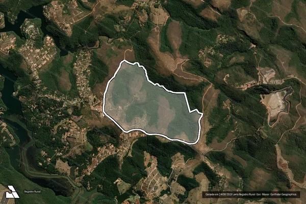 Imagem de satélite de FAZENDA RIO DAS PEDRAS - GLEBA 01 em Itabirito - MG