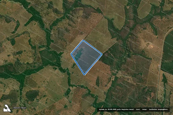 Imagem de satélite de Sítio WL - Matricula 867 em Aparecida do Taboado - MS
