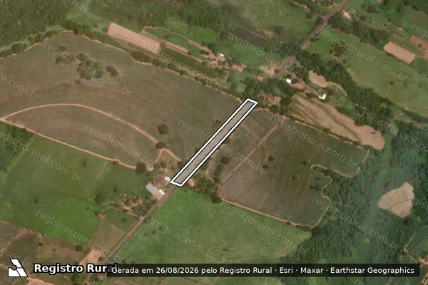 Imagem de satélite de Sitio Santo Antonio - Parte 03 em Araçatuba - SP