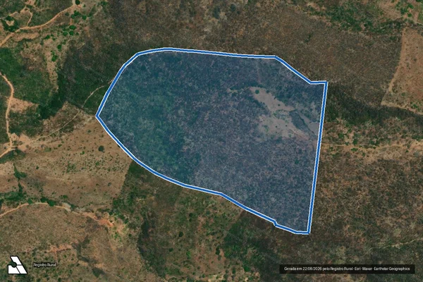 Imagem de satélite de FAZENDA SÃO MIGUEL DO SETÚBAL - LOTE 16 em Minas Novas - MG