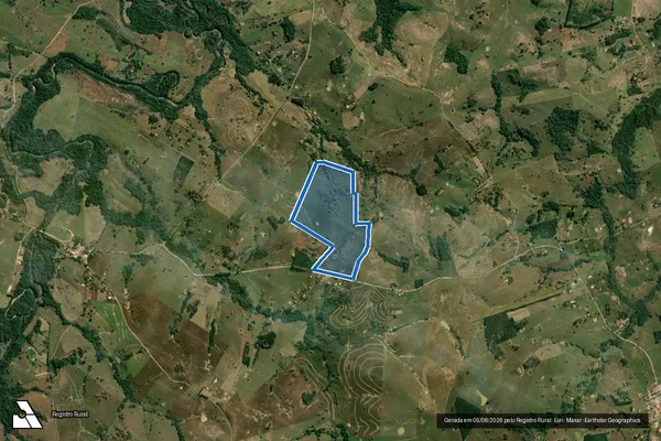 Imagem de satélite de Sitio São João - Sítio São João ? Gleba B em Conchas - SP