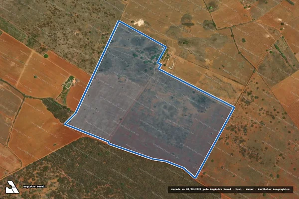 Imagem de satélite de FAZENDA WOLF RANCH - 02 em Ibititá - BA