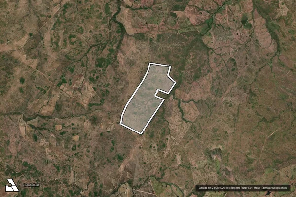 Imagem de satélite de FAZENDA TAMBORIL 1 - Parte 1 em Paranã - TO