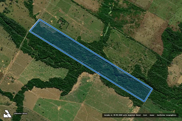 Imagem de satélite de LOTE 14 GLEBA 25  - PF. JARÚ OURO PRETO em Vale do Anari - RO