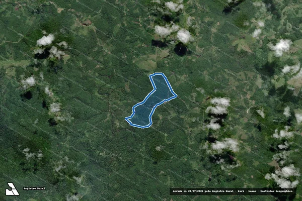 Imagem de satélite de FAZENDA BOM JESUS - GLEBA 1 em Una - BA