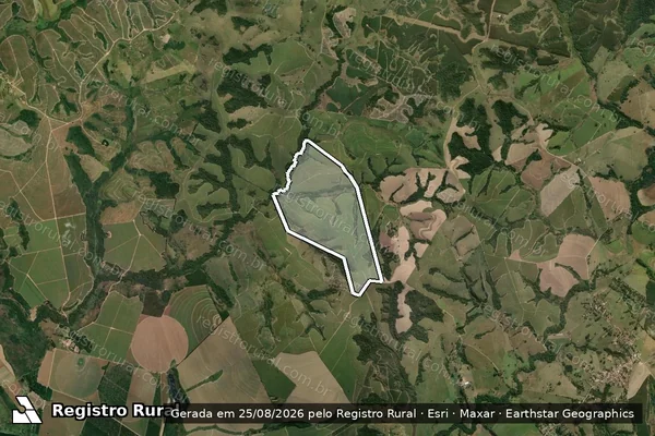 Imagem de satélite de Fazenda São Francisco II - Parcela 1 em Piracicaba - SP