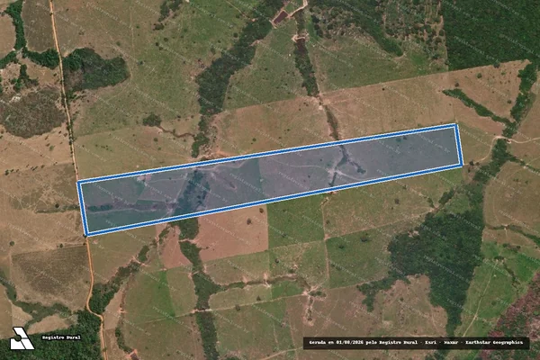 Imagem de satélite de Sitio Rojane - Sitio Rojane em Nova Monte Verde - MT