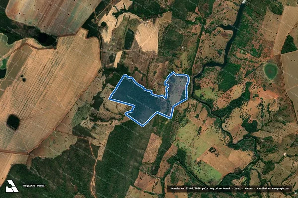 Imagem de satélite de FAZENDA FRADE em Niquelândia - GO