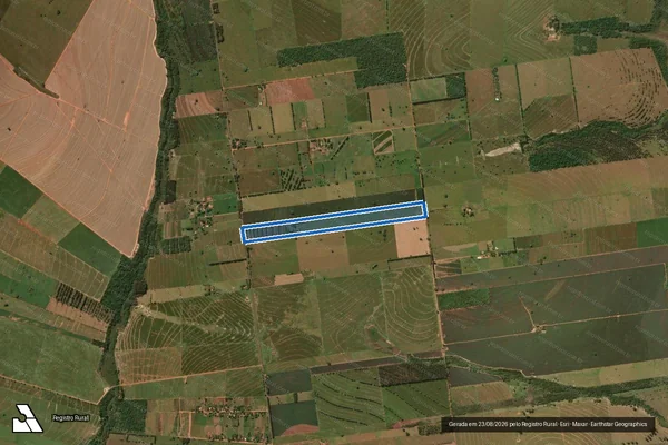 Imagem de satélite de SITIO VOLPATO - Lote A em Planaltina do Paraná - PR