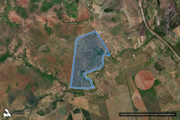Imagem de satélite de Fazenda Fourquilha ou Crimeia - Parte 1 em Várzea da Palma - MG