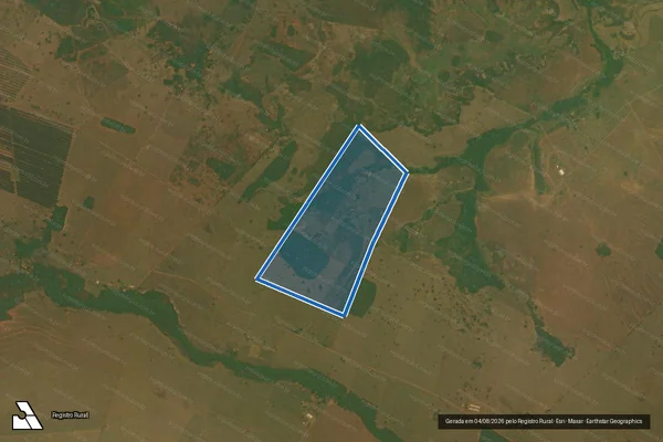 Imagem de satélite de Fazenda Capão Alto - Quinhão 1 em Camapuã - MS
