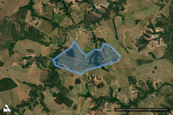 Imagem de satélite de FAZENDA MORRO VERMELHO em São Gabriel do Oeste - MS