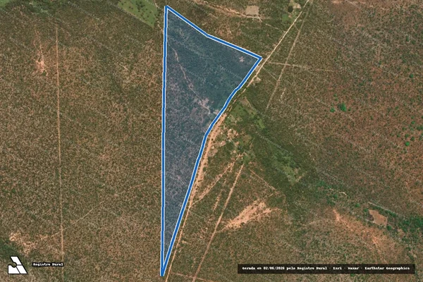 Imagem de satélite de FAZENDA PINDAIBA - Parte 1 em Gilbués - PI