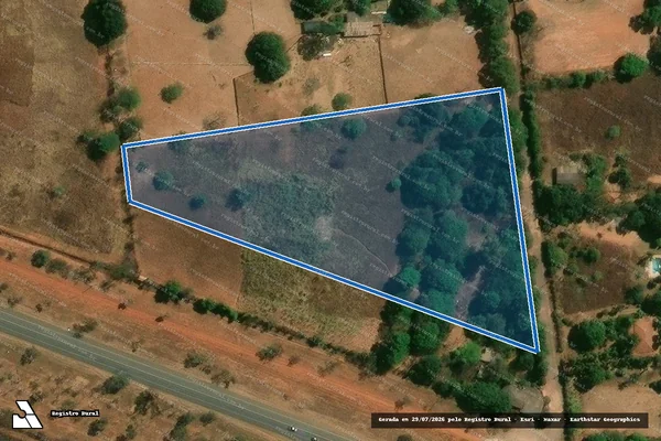 Imagem de satélite de Núcleo Rural Córrego da Onça - Chácara D-02 em Brasília - DF