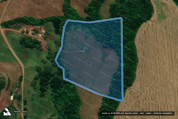 Imagem de satélite de Lote nº 30 da Gleba nº129-CP - Parte 1 em Planalto - PR