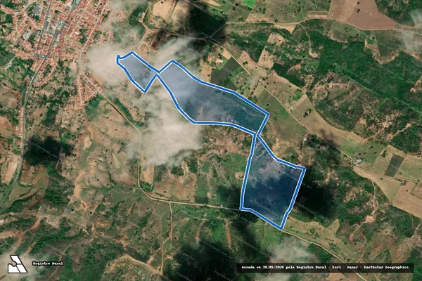 Imagem de satélite de FAZENDA BAIXÃO DE ANTAS - Parte 1 em Antas - BA